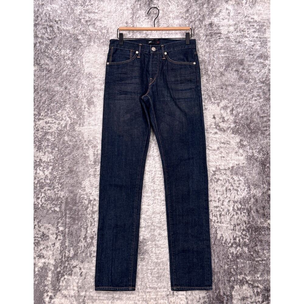 3x1 Men's Selvedge Slim Jeans - Dark Blue
